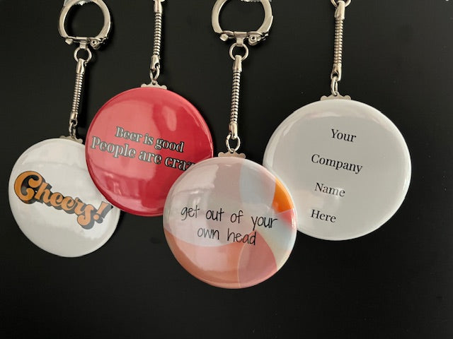 Custom Photo Keychain – 2.25" Round
