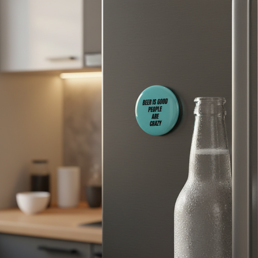 Magnetic bottle opener in a lifestyle setting