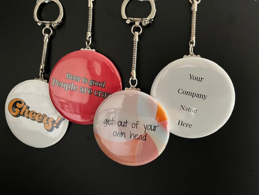 Custom Photo Keychain – 2.25" Round